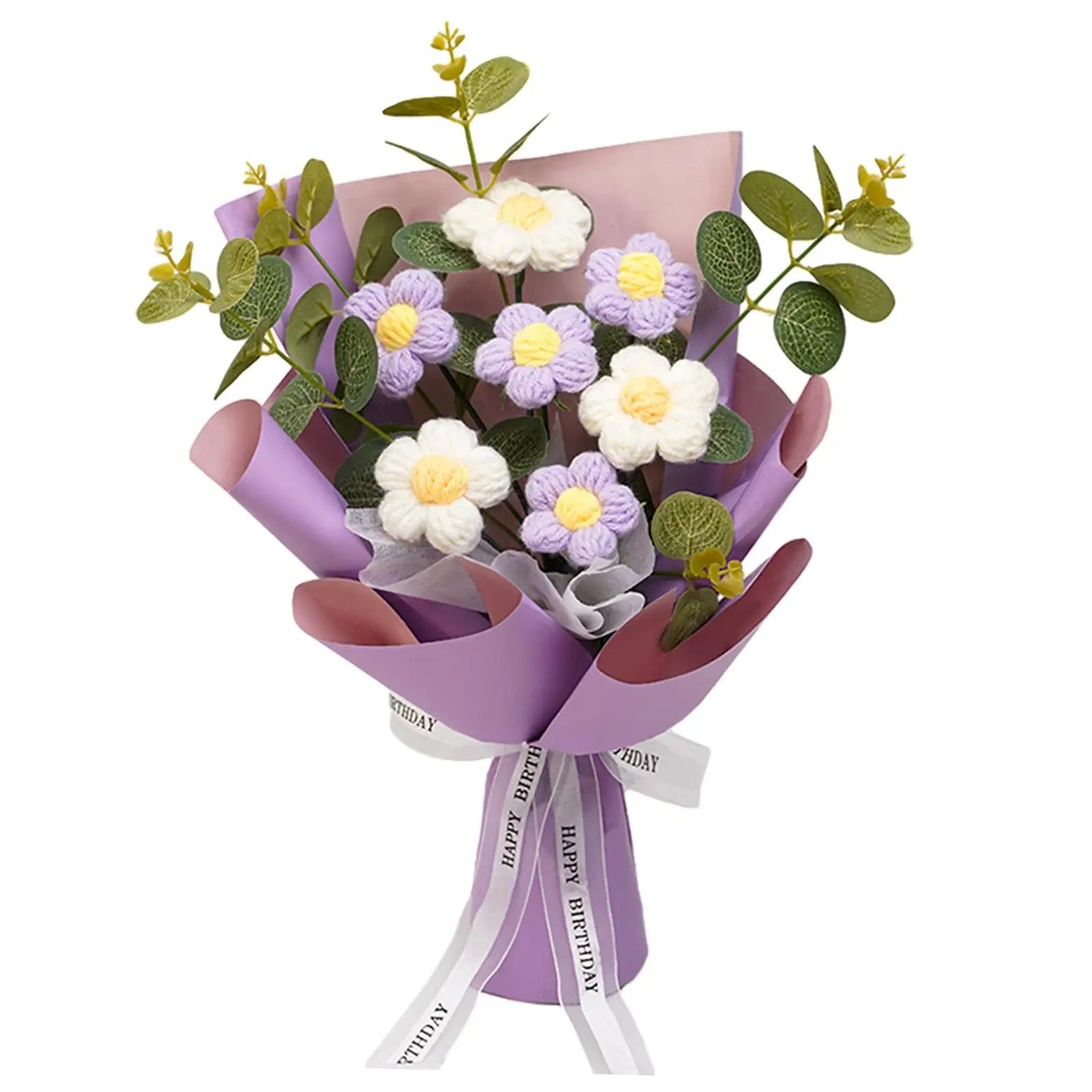 🌸 Handcrafted Crochet Flower Bouquet