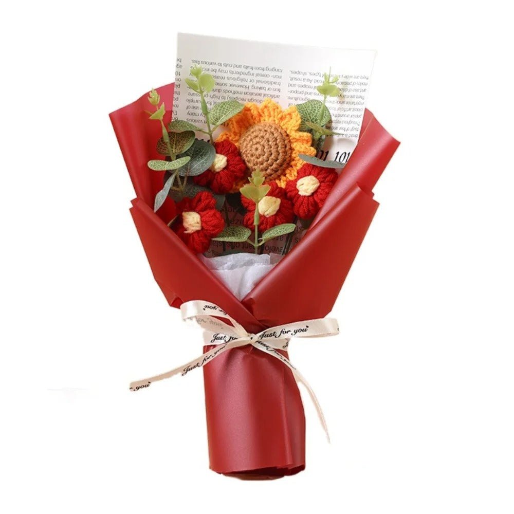 🌸 Handcrafted Crochet Flower Bouquet